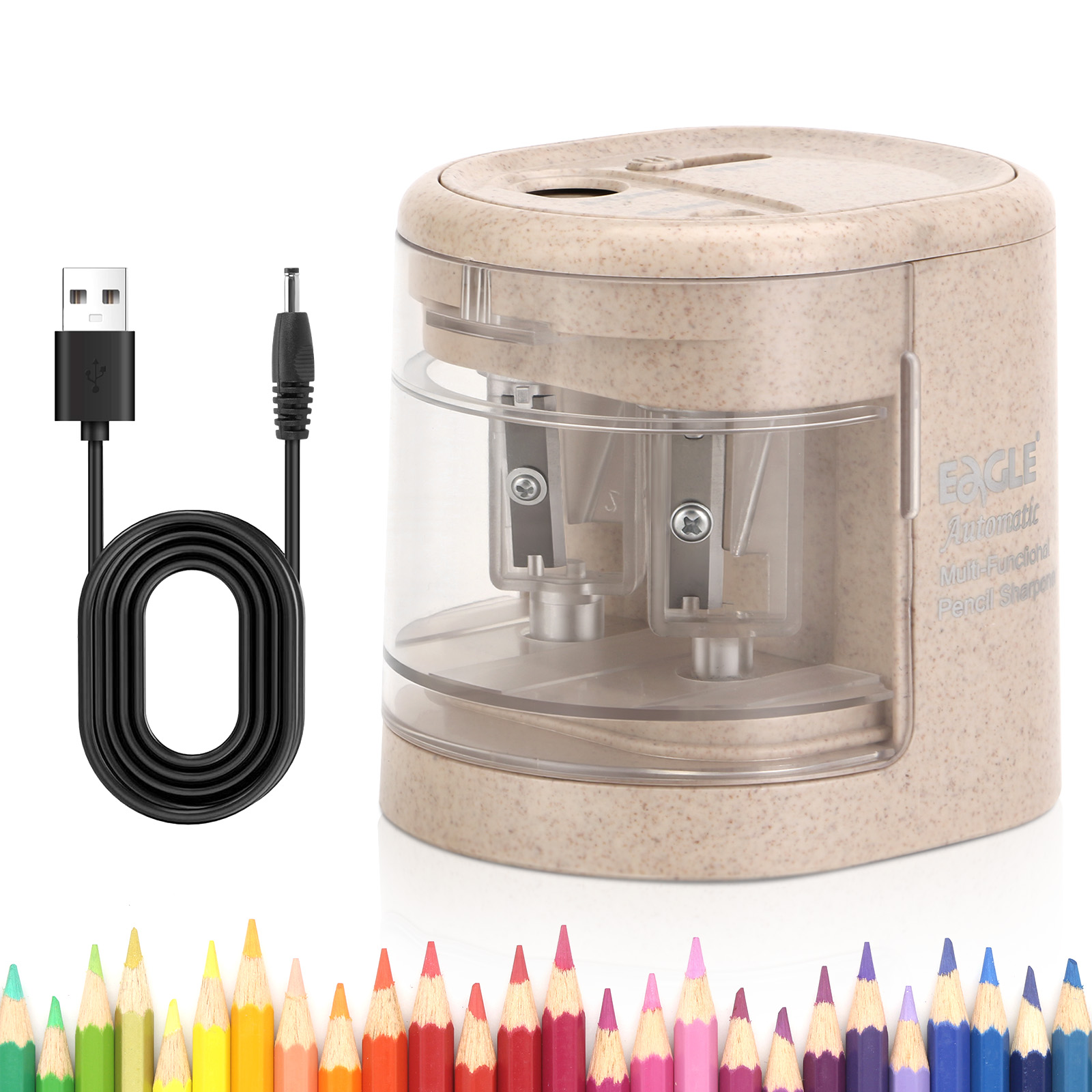 EAGLE Automatic Electric Penci - đánh giá và giá Electric Pencil Sharpener Usb