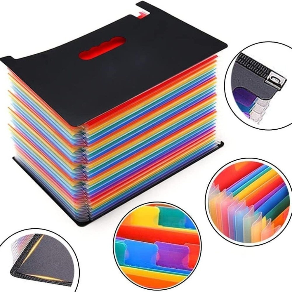 Portable 13/25 Pockets Expandi - đánh giá và giá Expandable Accordion File Folder 13 Pockets