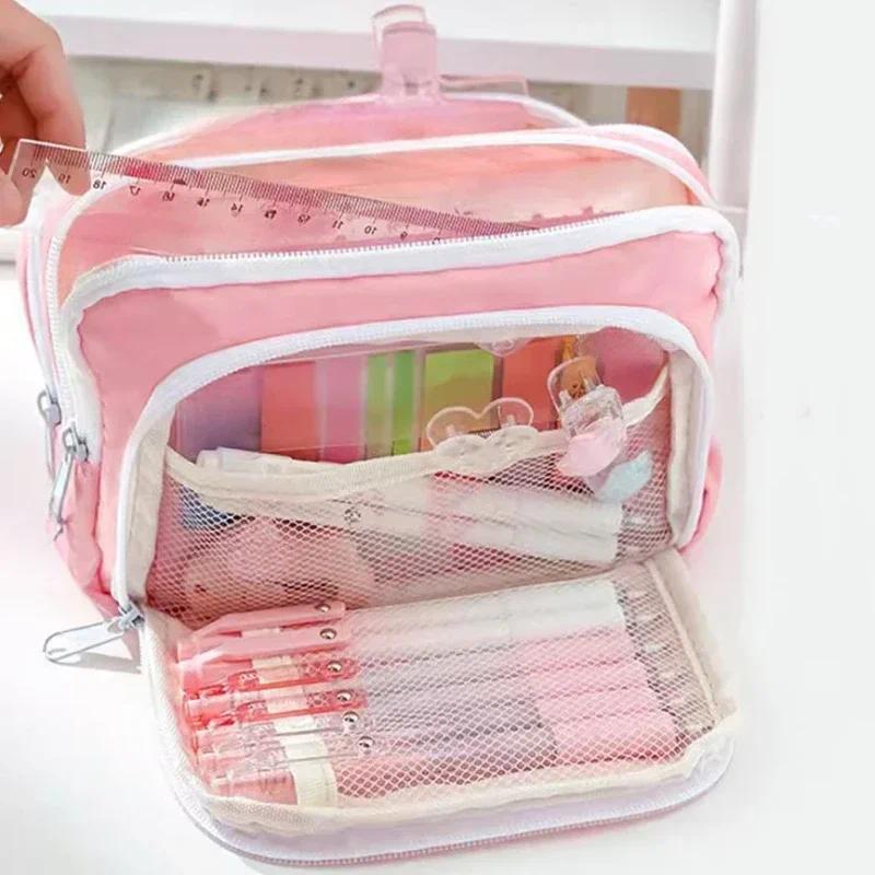 Portable Large Capacity Aesthe - đánh giá và giá Aesthetic Large Pencil Case Pouch