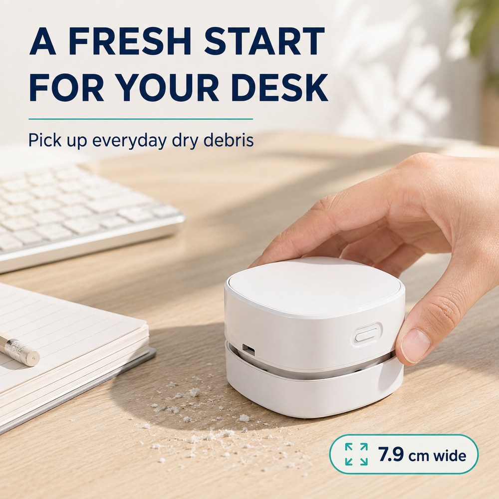 Portable Desktop Vacuum Cleane - đánh giá và giá Mini Desktop Vacuum Cleaner For Eraser Dust