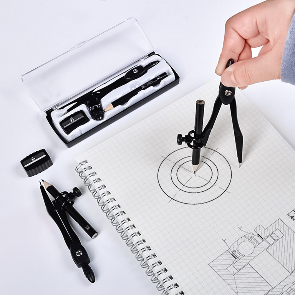 1Set Precision Student Compass - đánh giá và giá Math Geometry Set With Compass
