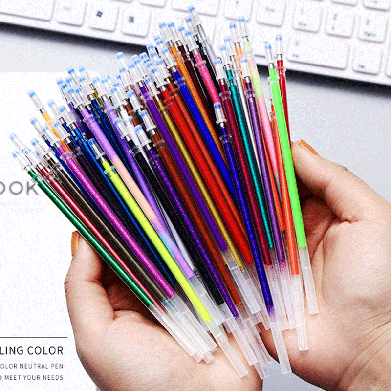 Gel Pen Refills Set 12/100 Col - đánh giá và giá Pastel Highlighter Set Double Ended