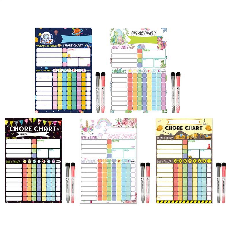 Magnetic Chore Chart Weekly Vi - đánh giá và giá Kids Magnetic Reward Chart Board