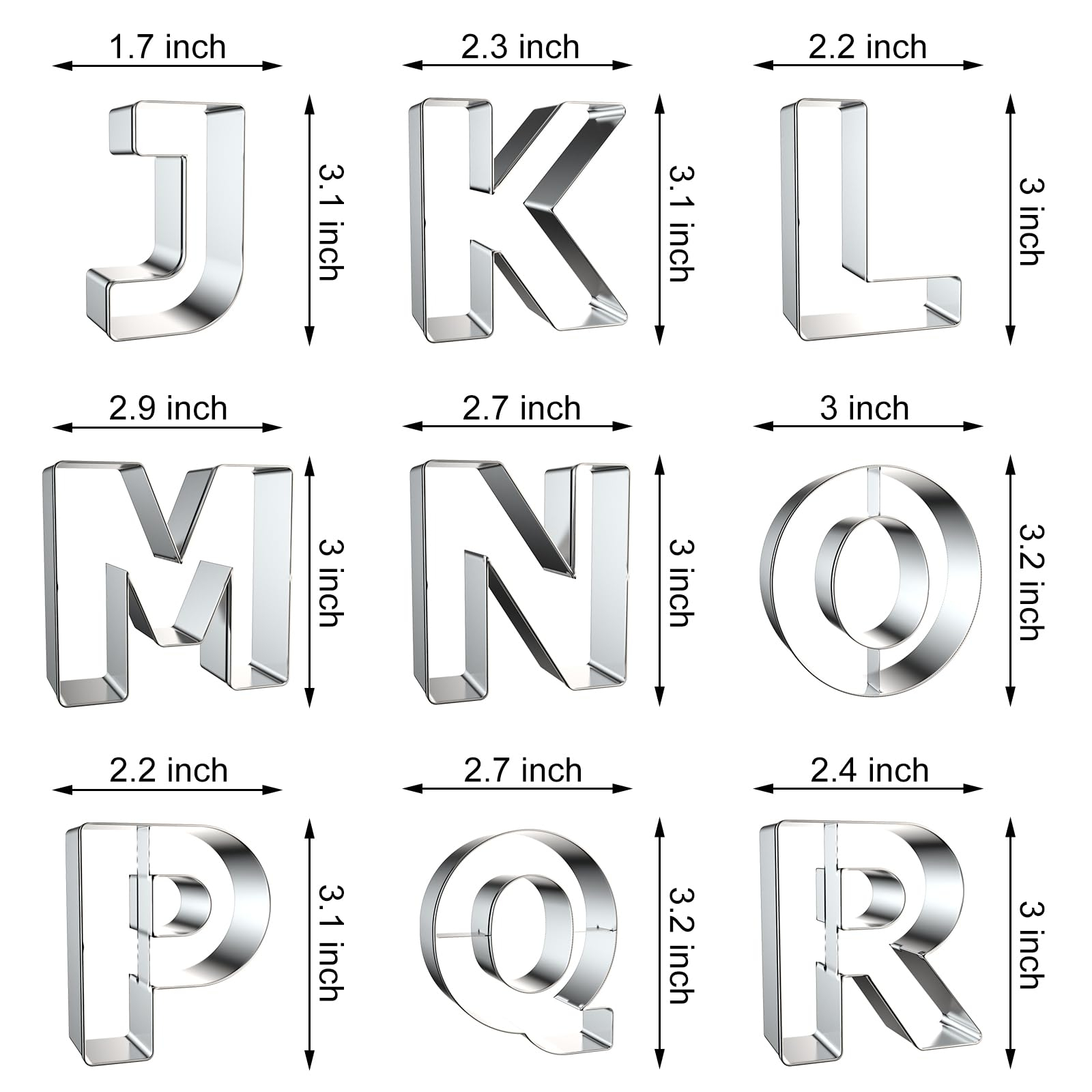 Letter Cookie Cutters Shapes - - đánh giá và giá Writing Tools