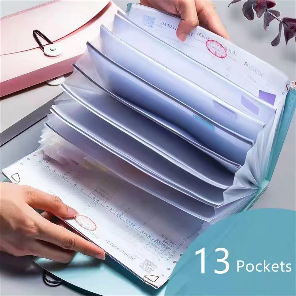 Expanding File Organizer with  - đánh giá và giá Expandable Accordion File Folder 13 Pockets